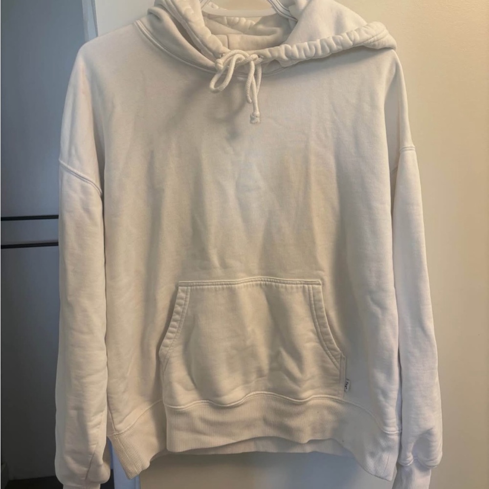 TNA White Hoodie Sweater